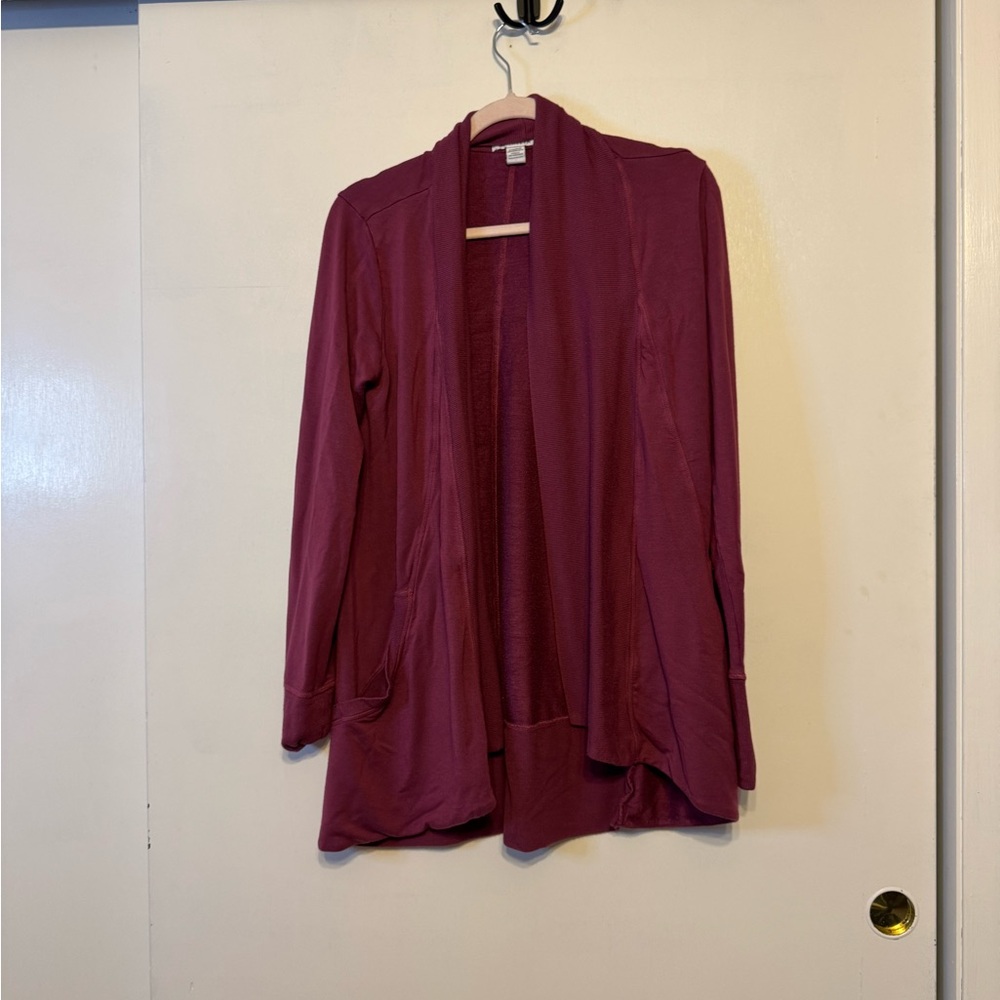 Athleta Women's Draped Cardigan - Deep Pink